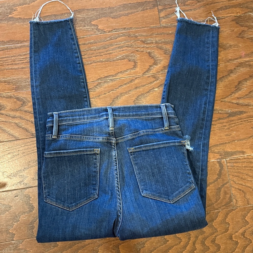 Frame Ali high rise cigarette jeans, size 27 - Picture 6 of 8